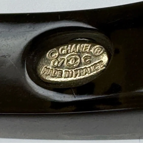 RARE Chanel Blue & Black Bangle Set - Picture 8 of 15